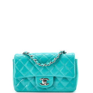 Chanel Mini Classic Single Flap Bag Quilted Patent